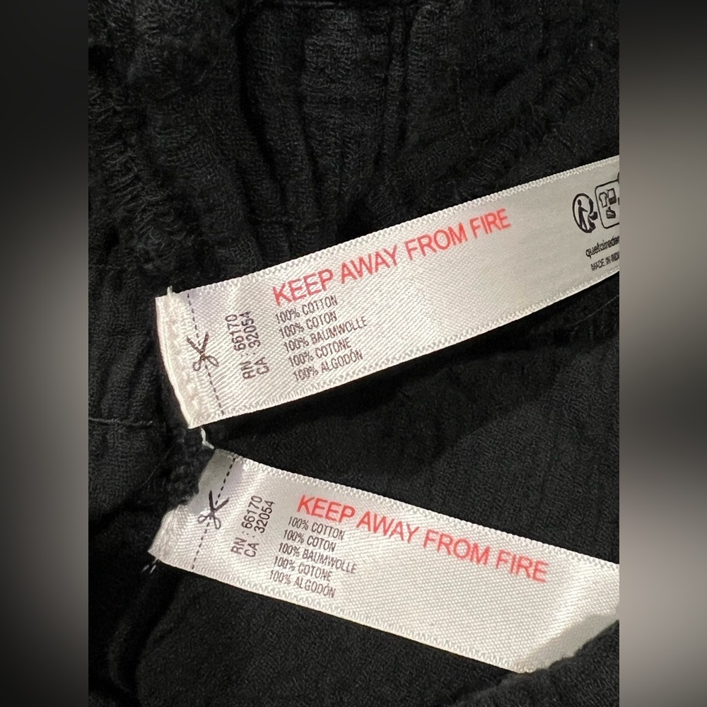 Free People Set Womens At Ease Crop Top & Pants Black Size XS - Picture 9 of 16
